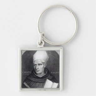 St Albertus Magnus, 1851 Fyrkantig Silverfärgad Nyckelring