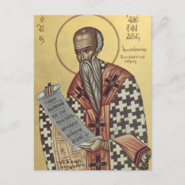 St. Alexander of Constantinople Orthodox Icon Vykort