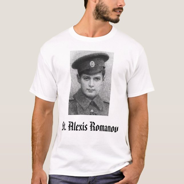 St. Alexie, St. Alexis Romanov Tee Shirt (Framsida)