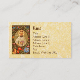 St. Aloysius Gonzaga (PM 01) Standard Visitkort