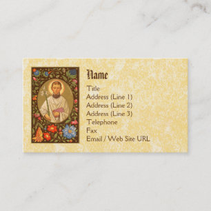 St. Aloysius Gonzaga (PM 01) Standard Visitkort