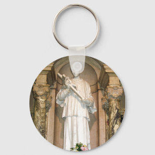 St. Aloysius Gonzaga Statue Nyckelring