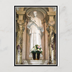 St. Aloysius Gonzaga Statue Vykort