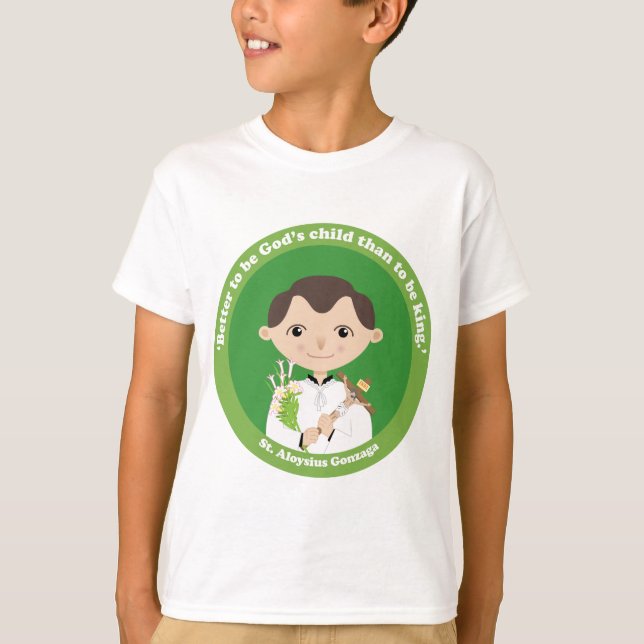 St. Aloysius Gonzaga Tee (Framsida)
