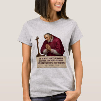 St. Alphonsus Liguori Lita på Gud Katolsk Helgon I T Shirt