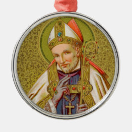 St. Alphonsus Liguori (SNV 02) (Round) Julgransprydnad Metall
