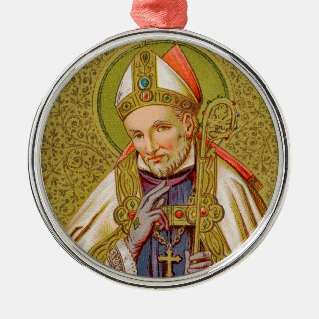 St. Alphonsus Liguori (SNV 02) (Round) Julgransprydnad Metall (Framsidan)