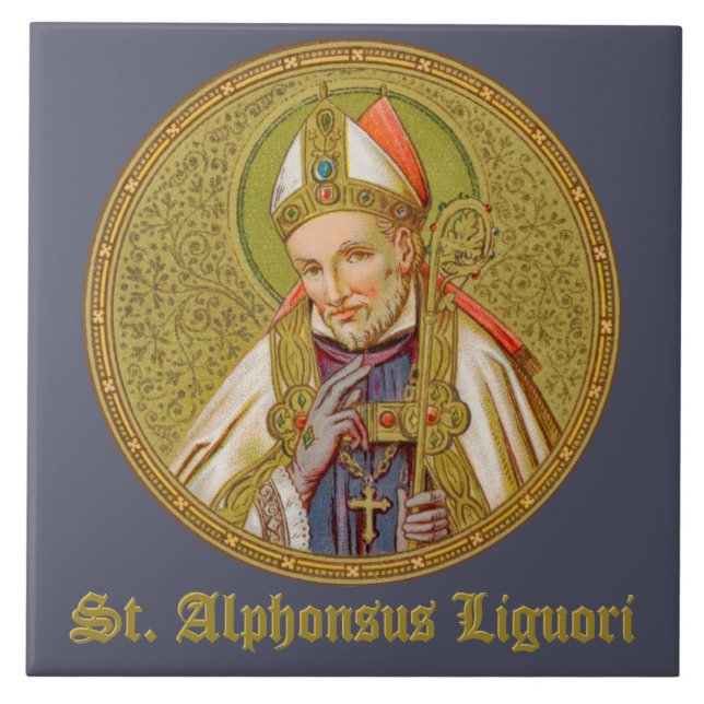 St. Alphonsus Liguori (SNV 02) (Round) Kakelplatta (Framsidan)