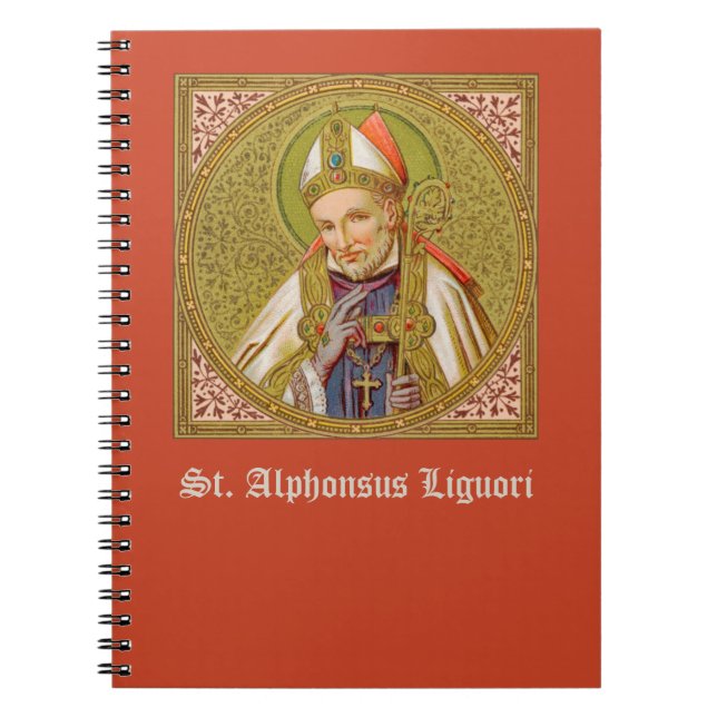St. Alphonsus Liguori (SNV 02) (Square) Anteckningsbok (Framsidan)