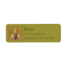 St. Alphonsus Liguori (SNV 02) (Square) Returadress Etikett