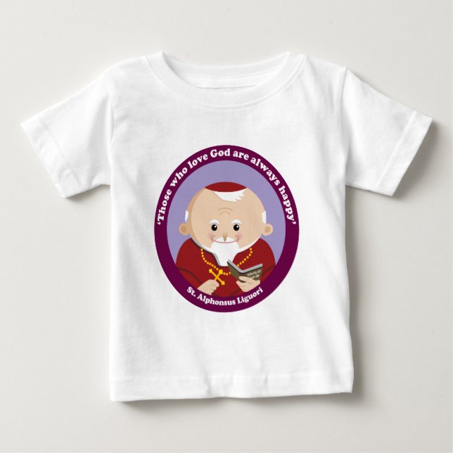 St Alphonsus Liguori T Shirt (Framsida)