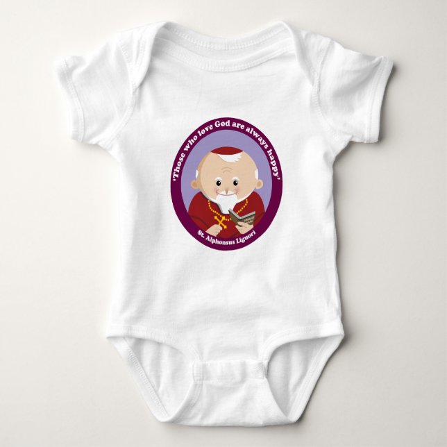 St Alphonsus Liguori Tee Shirt (Framsida)