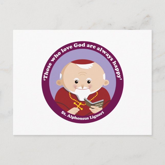 St Alphonsus Liguori Vykort (Framsida)