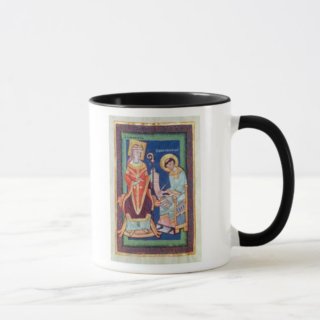 St. Amand som går en rulla tillbaka till St. Mugg (Höger)