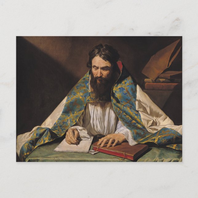 St. Ambrose, c.1633-39 Vykort (Framsida)