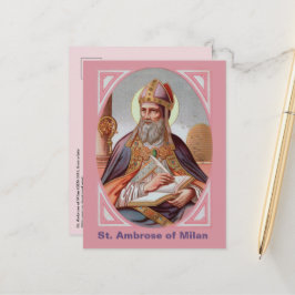 St. Ambrose of Milan (BEN 001) Vykort