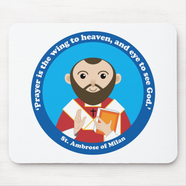 St. Ambrose of Milan Musmatta (Framsidan)