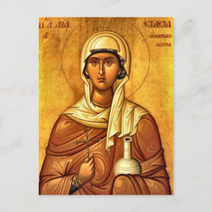 St. Anastasia, Healer Ortodox Christian Vykort