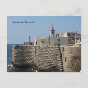 St. Andreas Church, Acre, Israel Vykort