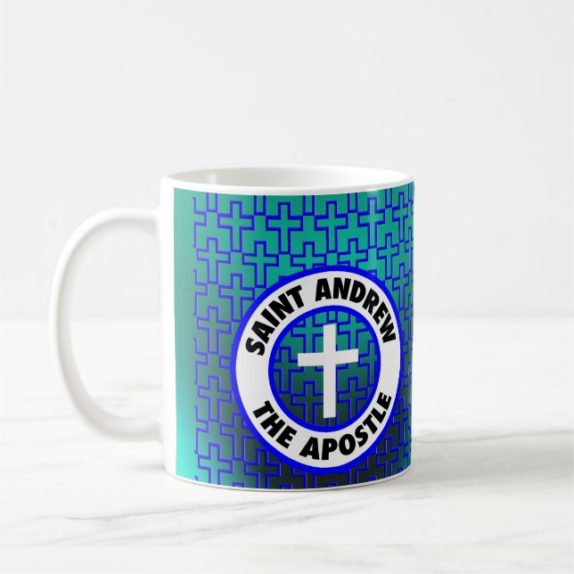 St Andrew aposteln Kaffemugg (Vänster)