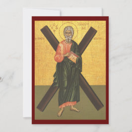St. Andrew Apostles bönekort Julkort