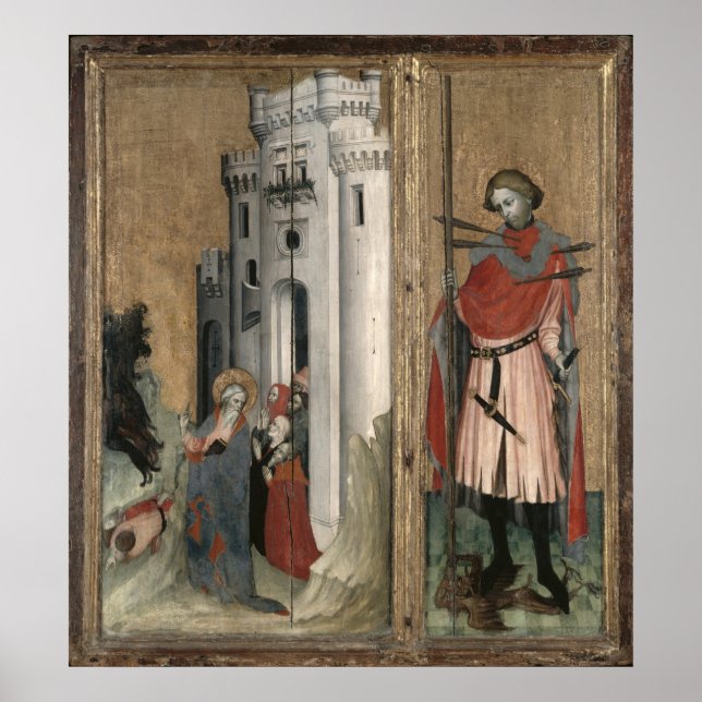 St. Andrew Chasing Demons från staden Poster (Framsidan)