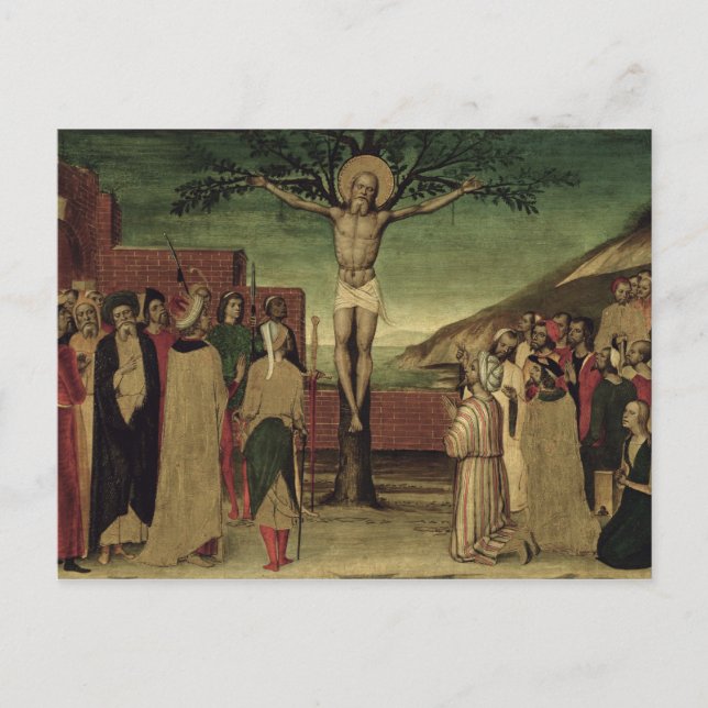 St. Andrew Crucifixion Vykort (Framsida)