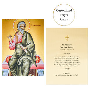 St. Andrew, det första kallade Prayer-kortet Placeringskort