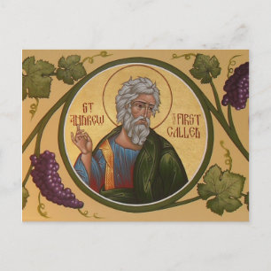 St. Andrew, det första påkallade Prayer-kortet Vykort