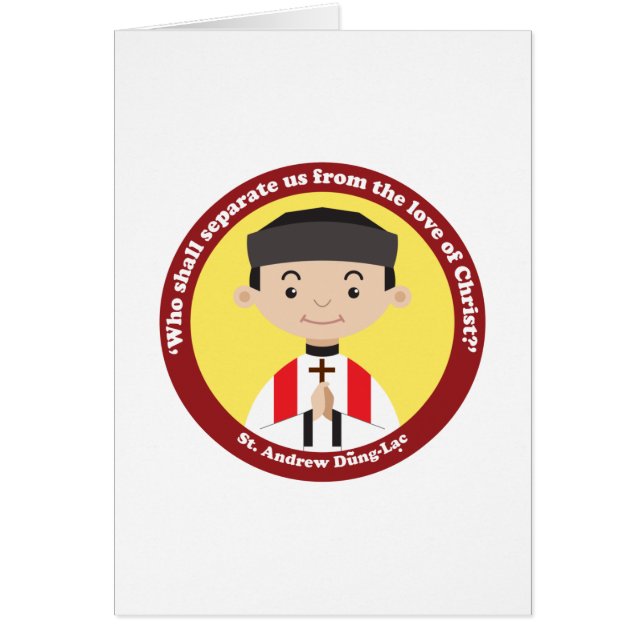 St. Andrew Dung Lac Hälsningskort (Framsidan)