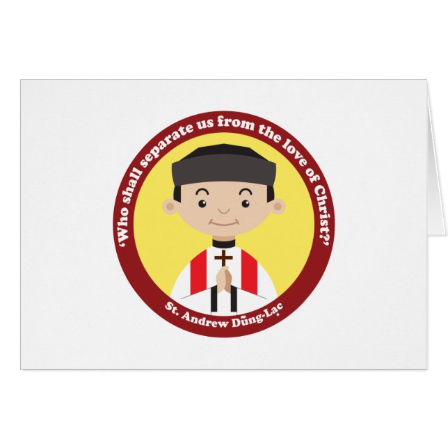 St. Andrew Dung Lac Hälsningskort (Framsidan Horizontal)
