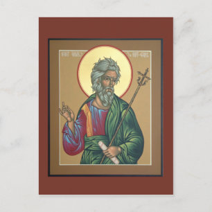St. Andrew, första Prayer Card Vykort