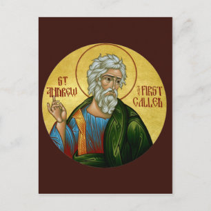St. Andrew, första Prayer Card Vykort