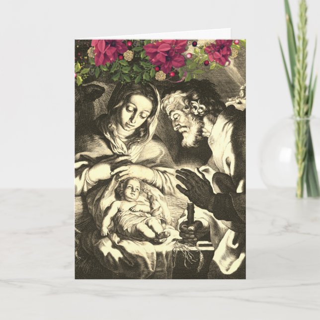 St. Andrew-jul Novena Prayer Helgkort (Framsida)