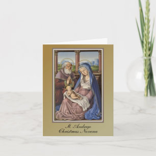 St. Andrew-jul Novena Prayer Helgkort