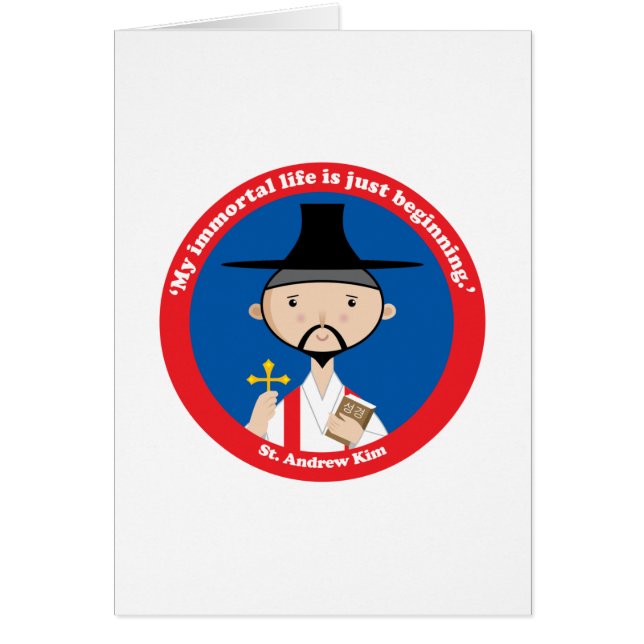 St. Andrew Kim Hälsningskort (Framsidan)