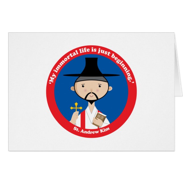 St. Andrew Kim Hälsningskort (Framsidan Horizontal)