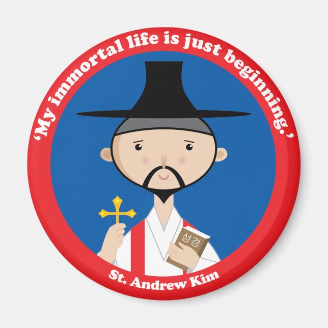 St. Andrew Kim Magnet (Framsidan)