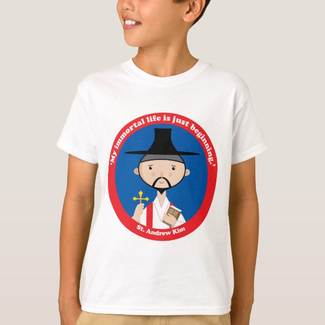 St. Andrew Kim T Shirt (Framsida)