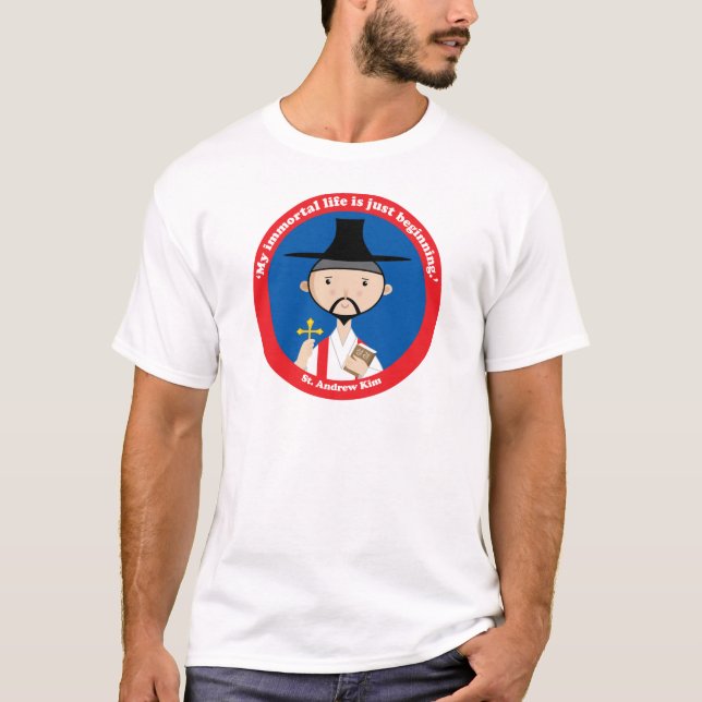 St. Andrew Kim T Shirt (Framsida)