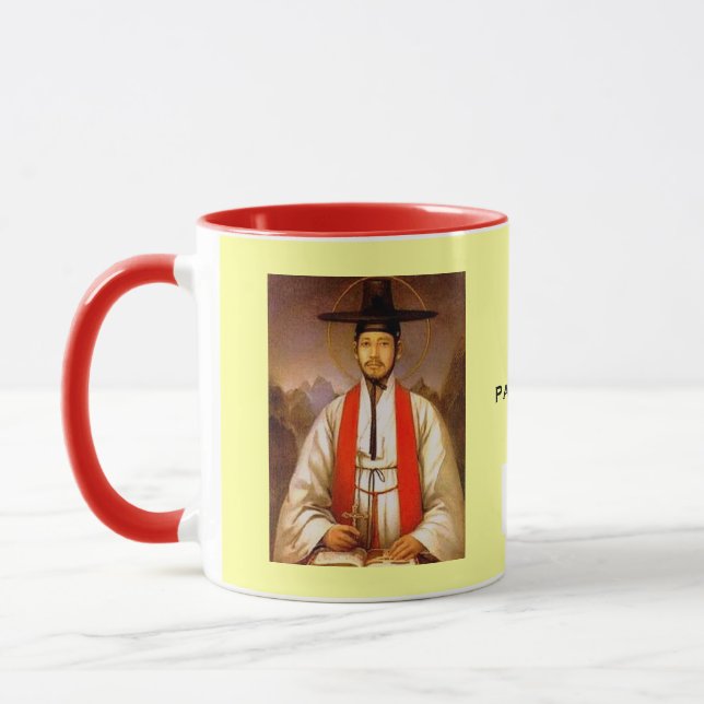 St Andrew Kim Taegon Hanja Mugg (Vänster)