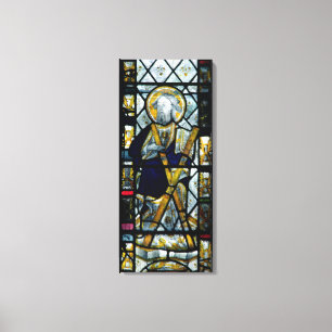 St Andrew med den Saltire kor, britt Canvastryck