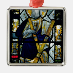 St Andrew med den Saltire kor, britt Julgransprydnad Metall