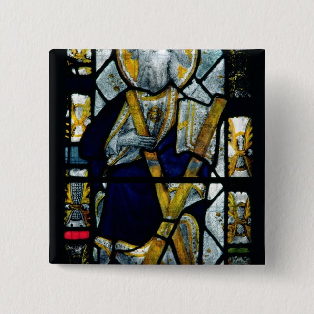 St Andrew med den Saltire kor, britt Knapp (Framsida)
