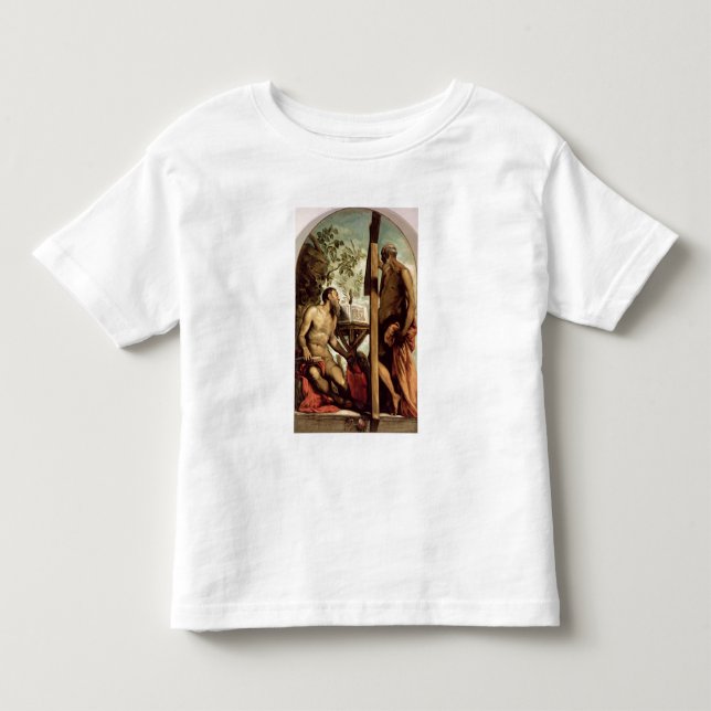 St Andrew och St Jerome T Shirt (Framsida)