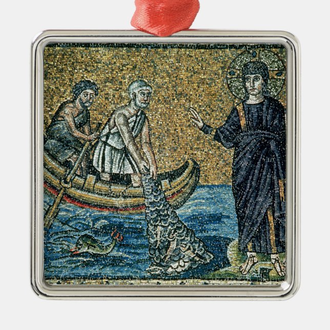 St Andrew och St Peter Julgransprydnad Metall (Framsidan)