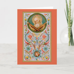 St. Andrew the Apostle (JMAS 02) Blank Hälsning Kort