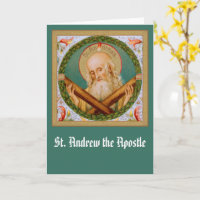 St. Andrew the Apostle (JMAS 02) Blank Hälsning