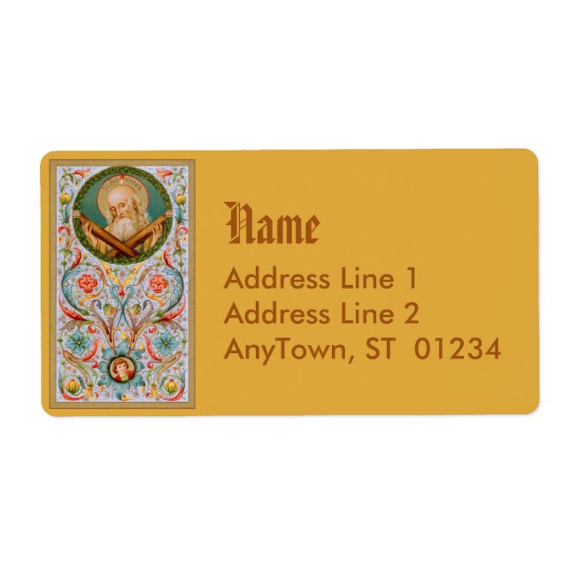 St. Andrew the Apostle (JMAS 02) Fraktsedel (Framsidan)