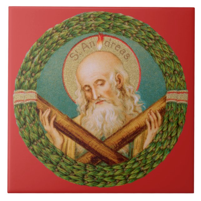 St. Andrew the Apostle (JMAS 02) Kakelplatta (Framsidan)